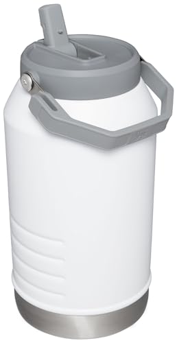 Image of Stanley IceFlow Flip Straw Jug with Handle 96 oz| Twist On Lid and Flip Up Straw | Leak Resistant for Travel and Sports | Insulated Stainless Steel | BPA-Free | Polar