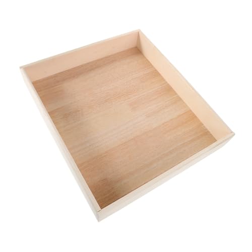 HANABASS Interactive Boys and Girls' Sandbox Square Play Tray Portable Storage Container Safe Playtime for Toddlers