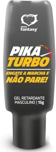 Gel Afrodisíaco Pika Turbo Retardante Masculino 15g Sexy