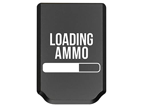 NDZ Performance Magazine Base Plate for Springfield Hellcat 10 Round 9mm Laser Engraved Anodized Aluminum in Black - Loading Ammo