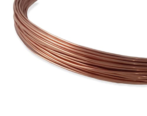 20 Gauge, 99.9% Pure Copper Wire (Round) Dead Soft Cda #110 Made In Usa - 25Ft By Craft Wire #TOP1