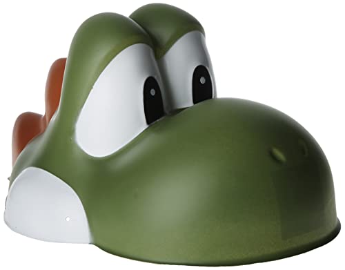 Masque Yoshi rigide élastique pour déguisement adulte vert