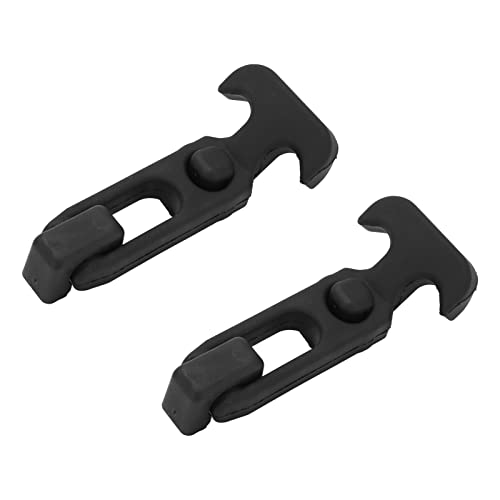 Rubber Hood Catch,2Pcs Rubber Hood Catch T Handle Elastic Hasp Flexible Draw Latches with Screws for Toolbox - Image 2