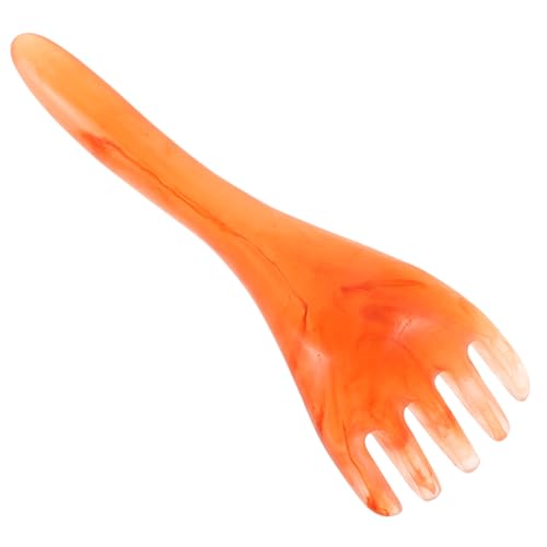 NOLITOY Scrapping Massage Comb aus Jade Krallen Gesichtsmassagegerät für Akupressur Hautpflege und Entgiftung Leichtes Massageboard für Gesicht Nacken und Fußreflexzonen Zufällige Farbe