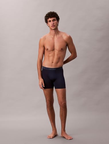 Calvin Klein Men's Micro Stretch 7-pack Boxer Brief, 2 Black, 2 Blue Shadow, 2 Medium Grey, 1 Cobalt Water, Large - image 2