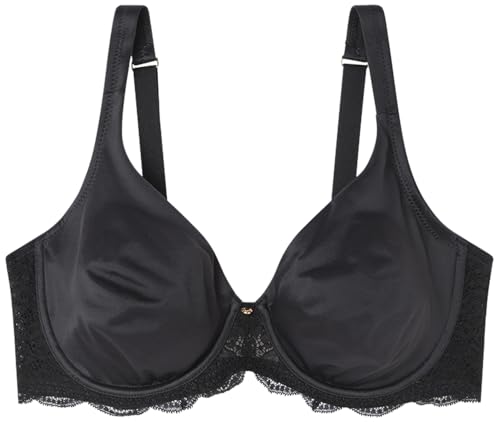 Women'secret femenine Lace Real Sujetador Reductor Encaje Negro, 95D Women's