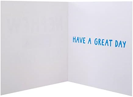 Hallmark Birthday Card for Nephew - Contemporary Text Based Design, Multicoloured (ECM25554835)