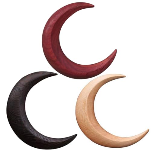 Fourche à cheveux lune coffret cadeau chic en bois pour femme et coiffure de fête
