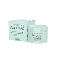 Skin Control Peel Pads 50-Pieces, With Salicylic, Glycolic and Hyaluronic Acids
