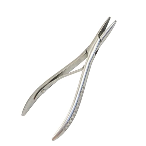 Image of Hair Extension Pliers Multi Functional Stainless Steel Hair Extension Tool for Micro Link Ring Extensions