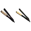 CHI G2 Professional Titanium Ceramic Hair Straightener & Original Ceramic Flat Iron Bundle | 1 1/4 & 1 Plates