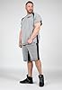 GORILLA WEAR Men's Augustine Old School Shorts, Gray, M UK #2