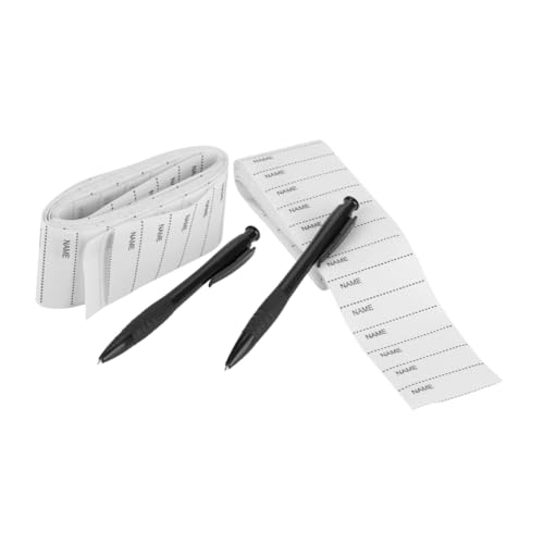 Veemoon - Veemoon 2 Ensembles Étiquettes Tissu Inscriptibles pour Vêtements Étiquettes Nominatives Autocollantes pour Garçon Fille et Étudiants pour Uniformes Scolaires et Sacs à Dos Environ