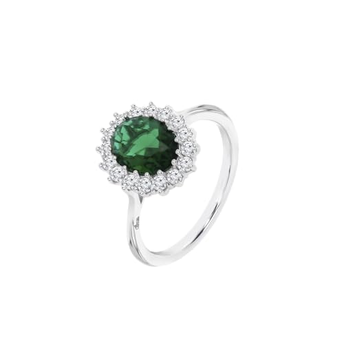 LOTUS SILVER Anillo Plata Mujer Geométrico Plata de Ley 925 - Diseño Ergonómico y Ajuste Perfecto LP3459-3/318 - Ideal para Compromiso - Pedida - Alianza - Promesa - Con Circonita - Anillos Mujer