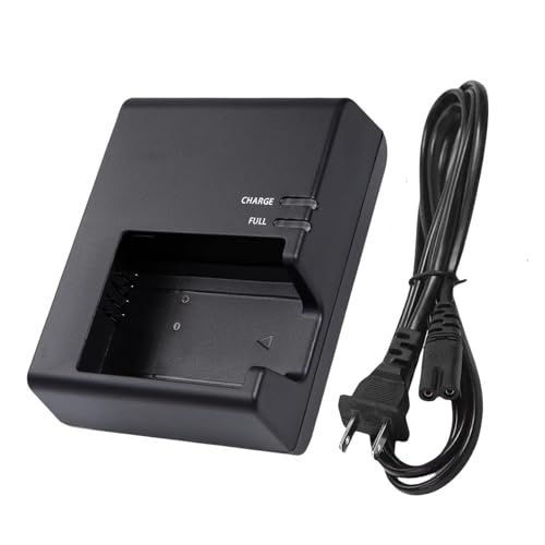 LP-E10 LC-E10 Battery Charger Compatible with Canon EOS Rebel T7 T6 T5 T3 T100 4000D 1200D 1100D 1300D 1500D 3000D kiss X50 X70 X80 X90 DSLR Digital Camera & 100cm AC Power Cord
