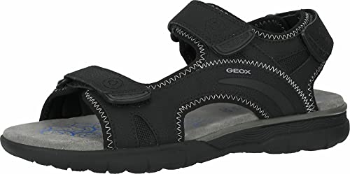 Preisvergleich Produktbild Geox Herren U Spherica Ec5 Sandalen, Schwarz, 43 EU