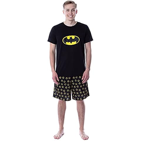 DC Comics Batman Logo Pajama Short Set Cover