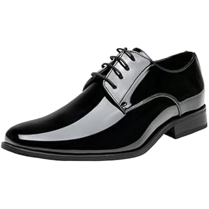 Jousen Mens Dress Shoes Formal Business Oxford Shoe Tuxedo Dress Shoes for Men