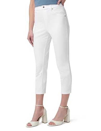 HUE Women's Ultra Soft High Waist Denim Capri Leggings3