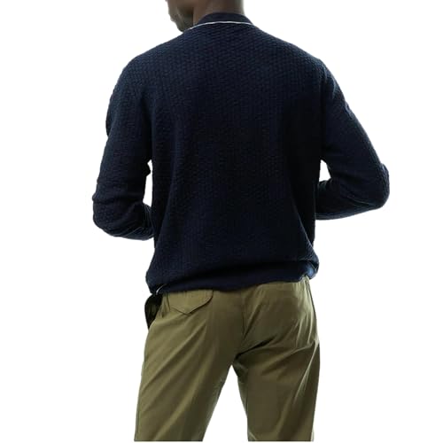 Armani Exchange Men's Cotton Linen Textured Crewneck Pullover Sweater3