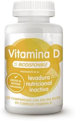Energy Feelings - Nutricional Levadura Vitamina D 500mg Comprimid...