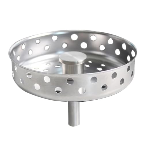 Tapón De Desagüe For Fregadero De Cocina Talea, Colador De Acero Inoxidable De 8,05 Cm, Filtro De Cesta QS652