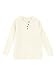 rrhss Girls Waffle Knit Sweaters Trendy Henley Button V Neck Long Sleeve Pullover Jumper Tops Off-White