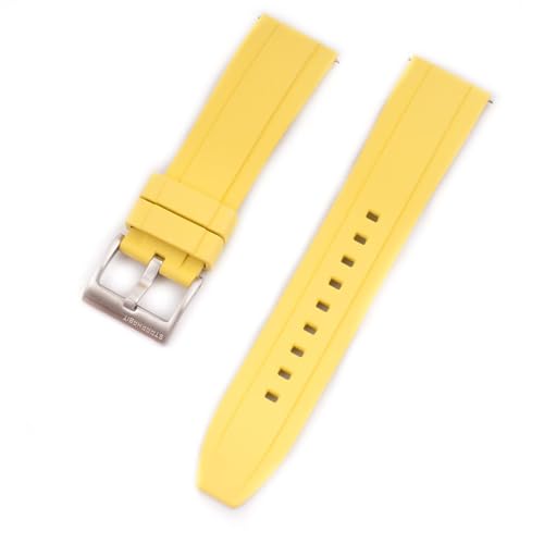 Image of StrapHabit Quick Release Rubber Watch Strap Band FKM 20mm 22mm 24mm