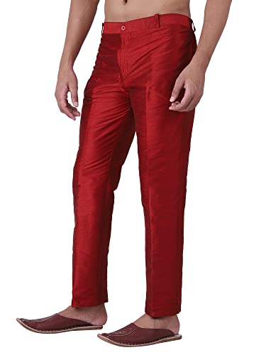 Image of HUZUR Mens Silk Trouser /Pant