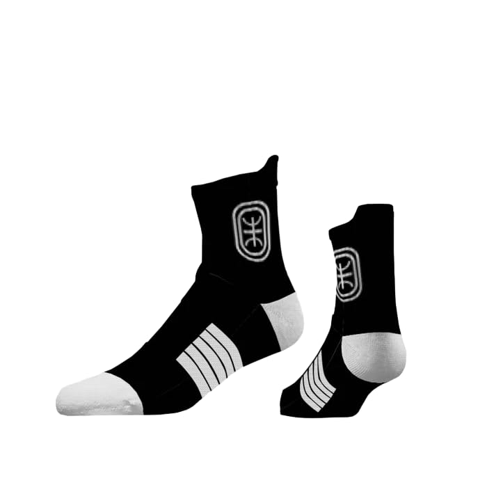 Overtime Elite Mid Socks, 1-Pack, BLACK