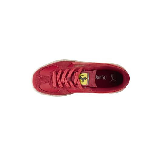PUMA Kids Boys Scuderia Ferrari Palermo Lace Up Sneakers Shoes Casual - Red - Size 4.5 M4