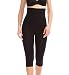 FarmaCell 323 (Black, XXL) Women's high-Waisted Push-up Anti-Cellulite Control Capri Leggings