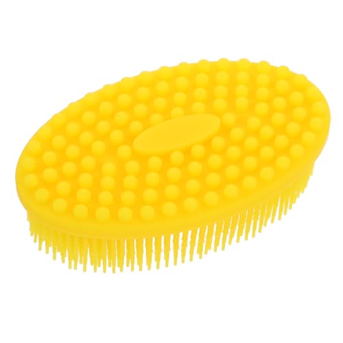 IWOWHERO Baby Scalp Brush Toddler Bath Sponge Baby Hair Brush Soft Silicone Newborn Brush for Baby Bath