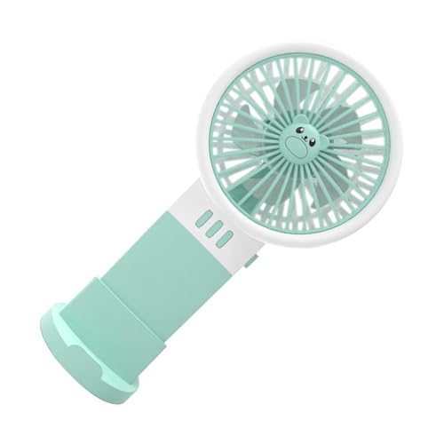Genérico Ventilador Portátil Eléctrico | Miniatura Lindo Potente Personal | Ventilación Portátil Exterior para Camping Oficina Deportes Senderismo Playa Compras Festivales