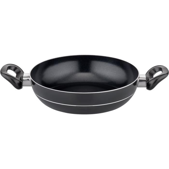 GSW Milano Nero Juego de 15 cacerolas de alta calidad para inducción, vitrocerámica y gas, antiadherente, ollas con tapa de cristal y utensilios de cocina, ollas y sartenes