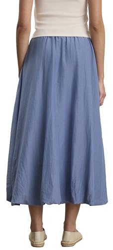 VELVET BY GRAHAM & SPENCER Women's INES Silk Cotton Voile Skirt, Sea Smoke3