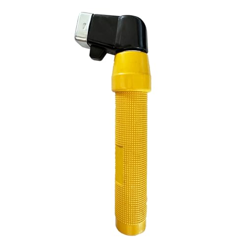 Ksikdeg Soporte para electrodos de soldadura, tipo torsión, 400 A, accesorios de abrazadera de electrodo resistente para máquina de soldar