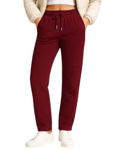 Image of BLINKIN Women's Fleece Track Pants | Warm Winter Joggers with Pockets | Soft Cosy Sweatpants & Gym Pants for Women (248)