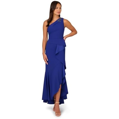 Adrianna Papell One Shoulder Mermaid Gown Cover