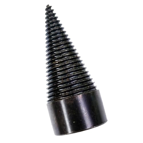 POPETPOP broca para partir madera accesorios para partidoras de troncos brocas industriales registro rajadora de troncos astillador de troncos broca de carpintero broca de acero Black
