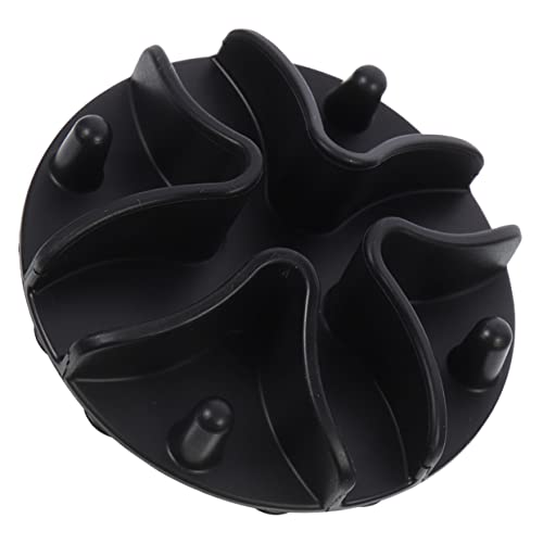 スローフィーダー ドッグボウルインサート インタラクティブ フロア対応 プラスチック 黒 豚犬用