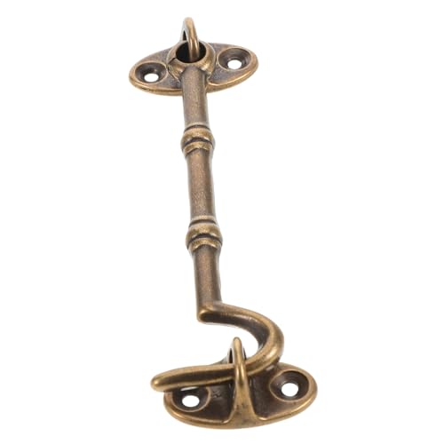 Alipis 4.1 Inch Cabinet Door Hook Vintage Style Hook Latch Window Door Lock Sturdy Easy to Install