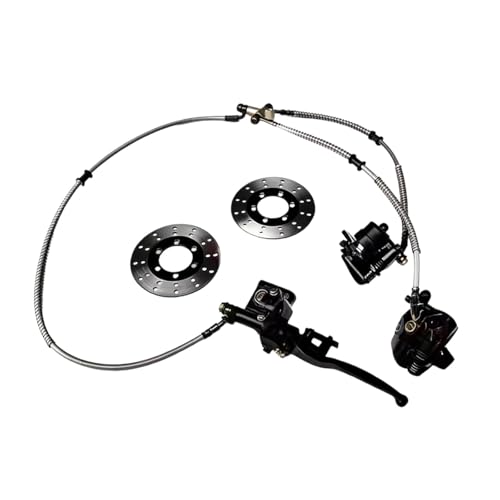 LOVIVER Ensemble Maître-Cylindre D'étrier de Frein Double Avant Gauche, Facile à Installer, Remplace Le Kit de Freins pour