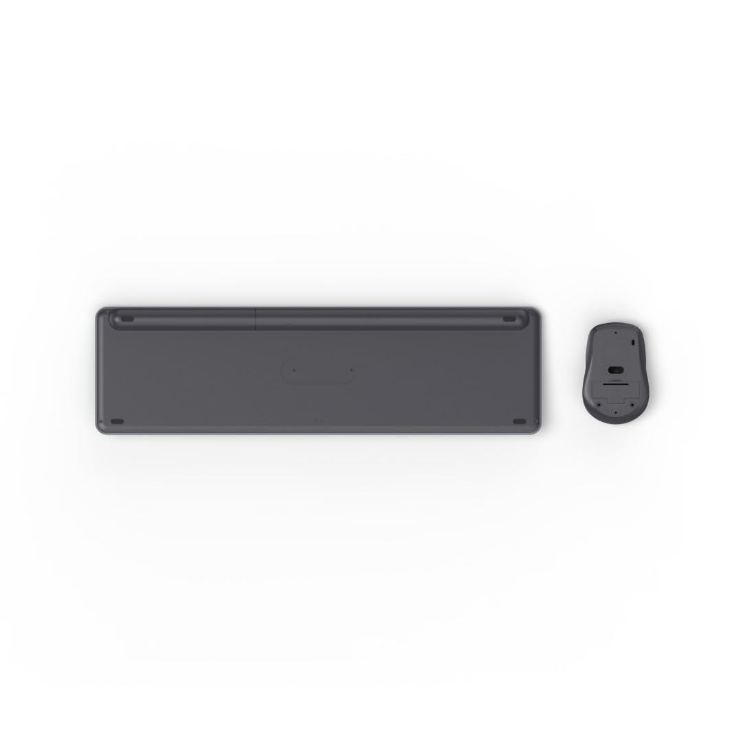 Hama Juego de ratón inalámbrico con Teclado (Dispositivo múltiple de 2,4 GHz a través de Receptor USB + 2 Bluetooth para PC, portátil, Tableta, Alcance de 10 m, disposición Alemana QWERTZ, sin Ruido