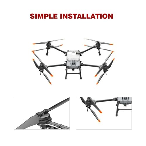 Hélice pliante DJI Agras T40 T50 en composite de carbone robuste