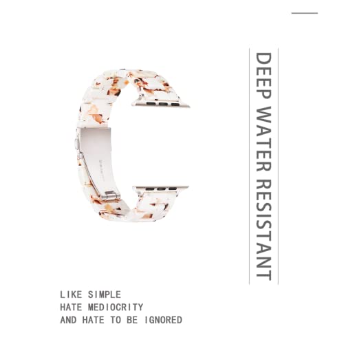 Image of Light House Apple Watch Bands-Fashion Lightweight Resin iWatch Bands for Women Men 38mm /40mm /41mm /42mm(Series 11 10), 49mm /46mm /45mm /44mm /42mm(S 3 2 1), Compatible with Apple Watch Series 11 SE 10 9 8 7 6 5 4 3 Ultra