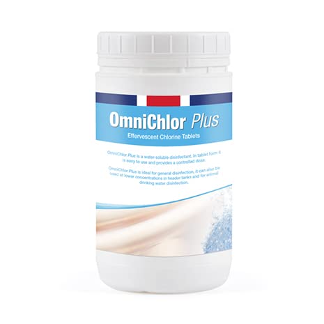 OmniChlor Plus - Chlorine tablets - Tub of 200 - Livestock drinking water disinfection