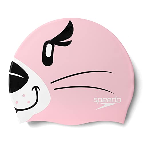 Image of Speedo Unisex Kids Tiger Print Swim Cap for Tots - Boys and Girls