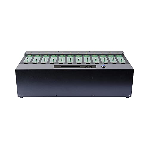 Image of Systor 1 to 11 PCIe M.2 NVMe /SATA Duplicator - 12GB /Min -SYSNVME-M2211 | Standalone PCIe M.2 NVMe /SATA duplicator to clone, erase and sanitize multiple M.2 NVMe /SATA SSDs with no computer required.