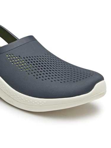 Image of URJO Italia Meta Men's & Boys' Casual Clogs /Sandals | Soft Sole, Waterproof & Lightweight | Comfortable, Extra Soft & Stylish with Adjustable Back Strap | Indoor & Outdoor Everyday Wear (URJO by Neoz)